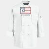 Eight Knot Button Chef Coat with Thermometer Pocket Thumbnail